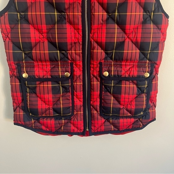 J. Crew Excursion Down Filled Puffer Vest in Tartan Plaid - Picture 5 of 12